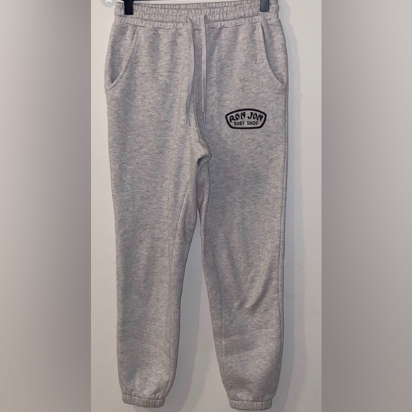 Ron Jon Surf Shop Gray Joggers Sweatpants with Drawstring Size XS - Picture 3 of 13